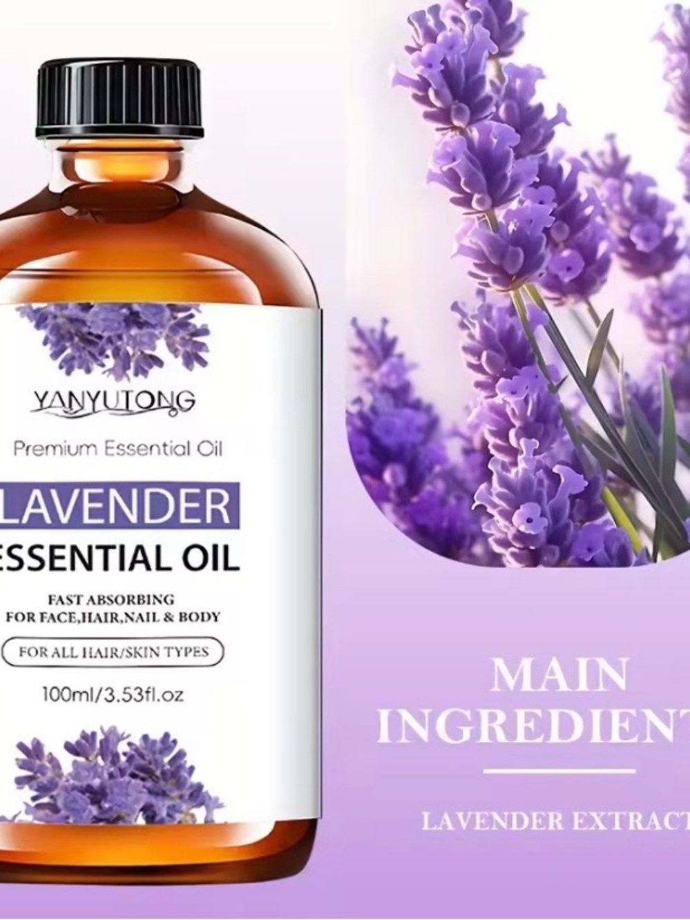 Lavender Essential Oil - Calming Lavender Aromatherapy Oil 100ml